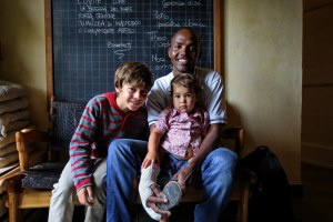 Ibrahim (Somalia) ospite della famiglia Coccoi. Parma